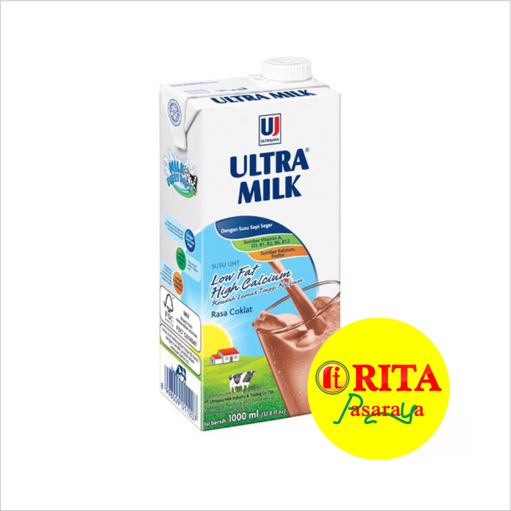 

Ultra Low Fat Milk Uht Rasa Coklat 1000 Ml