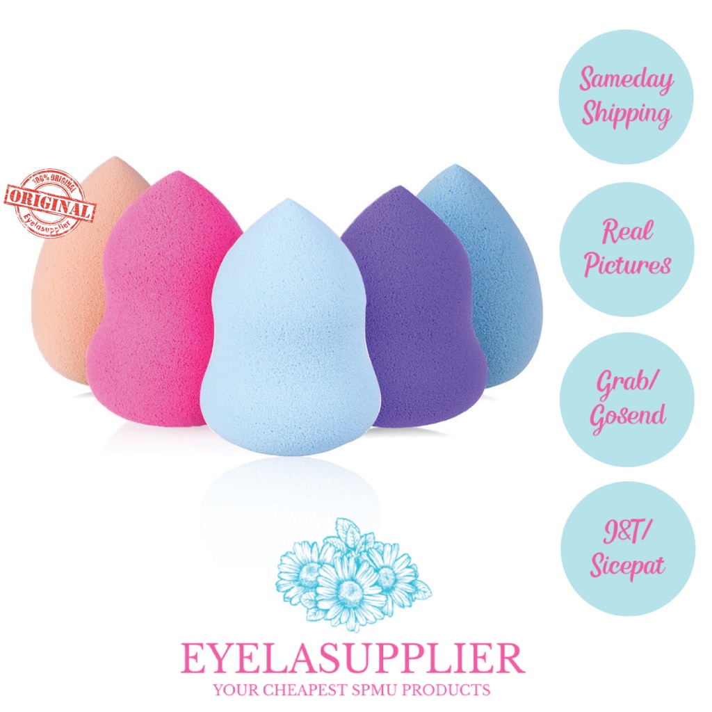Spons Makeup Beauty Blender Make Up Foundation Bedak Spon Muka Alat Kosmetik  Sponge Tear Drop Makeup Kerucut Teardrop  Telur Murah Tools Applicator Aplikator Egg Brush