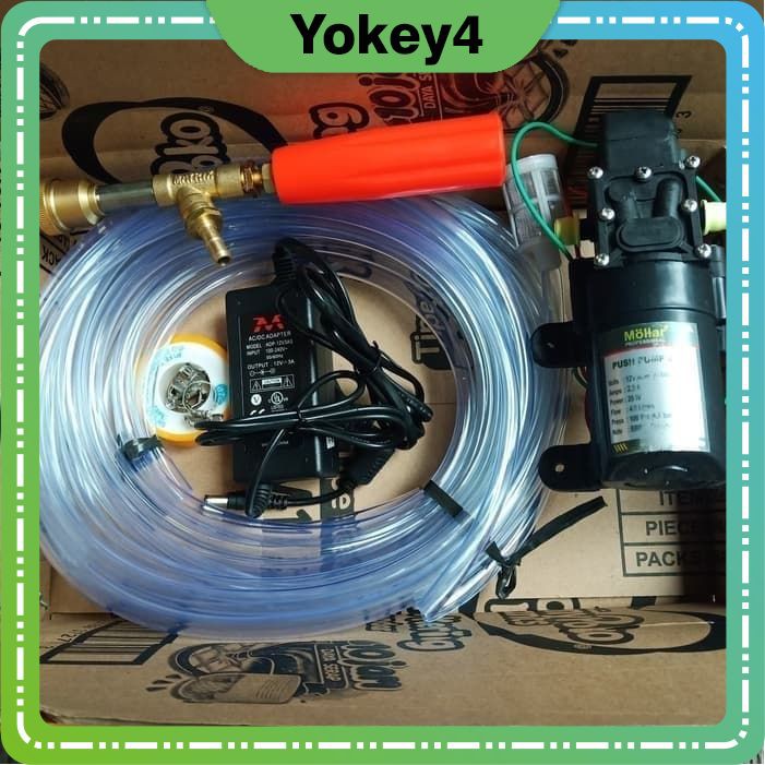 A21 Paket Alat Cuci Motor AC Steam Stim Mini Tipe 100 Psi Tipe 100B Pompa Otomatis
