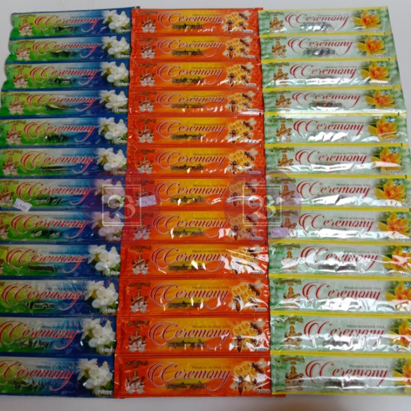 BEST SELLER!! Hio Dupa Wangi Rentengan Mini Saraswati Ceremony isi 12bks (1bks isi 8stik)