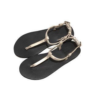 Panama Scarlette SC02 Black Silver Sandal  Karet  Sandal  