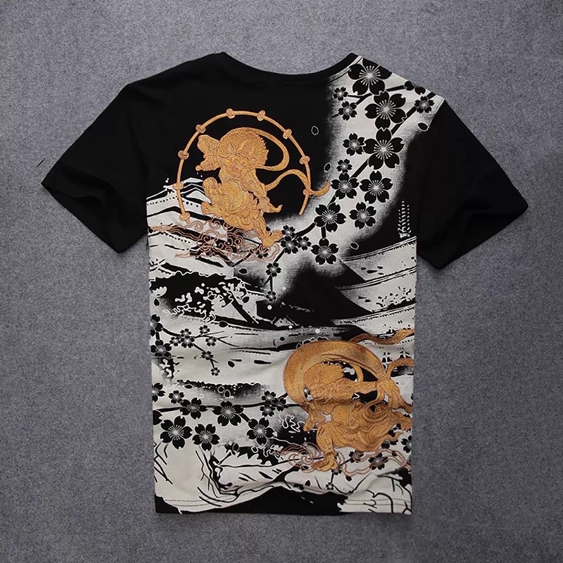 KAOS SUKAJAN IMPORT PRIA WANITA JEPANG KOREA KOI HARAJUKU ORIGINAL M-3XL JY61
