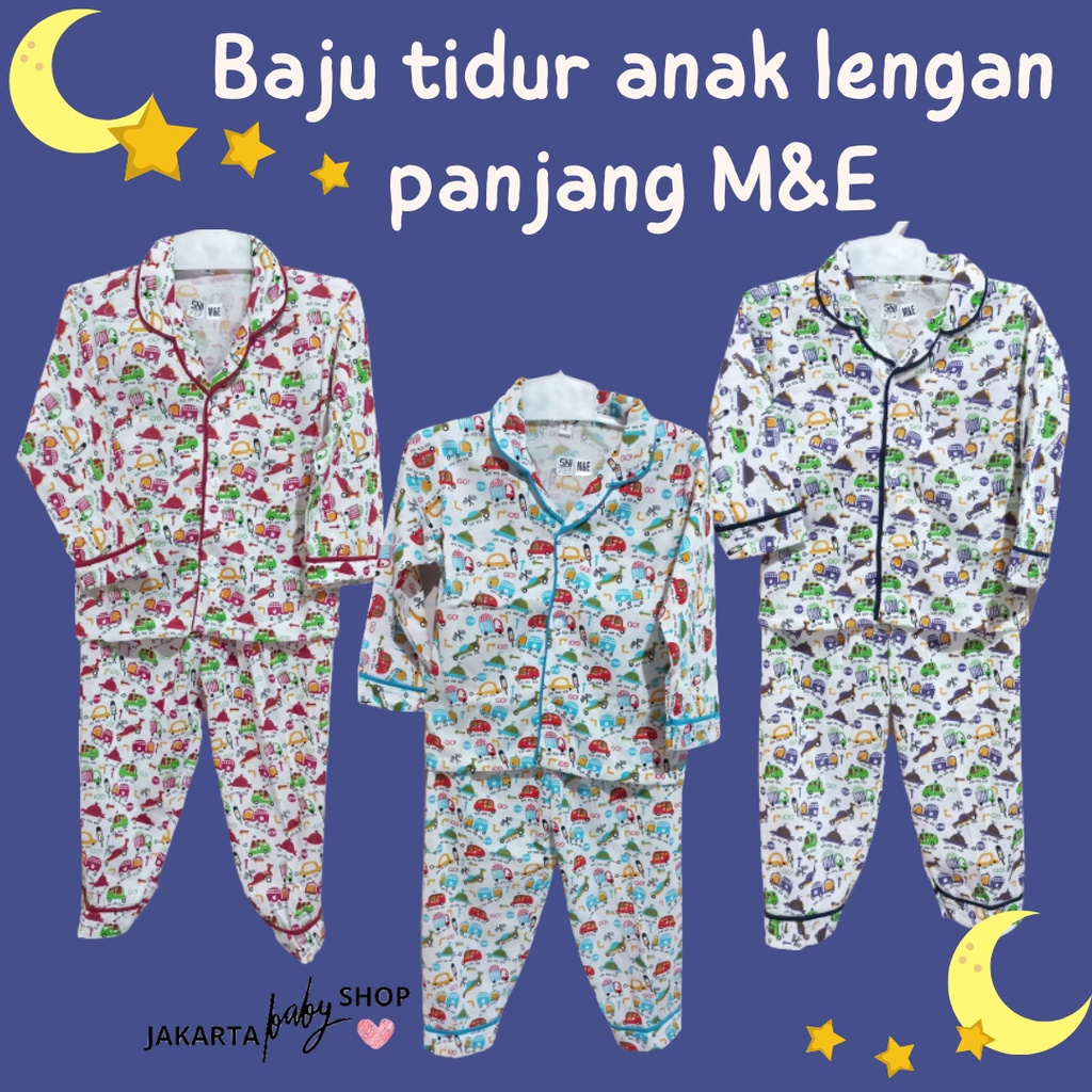 BAJU TIDUR ANAK LENGAN PANJANG SNI M&amp;E 741700