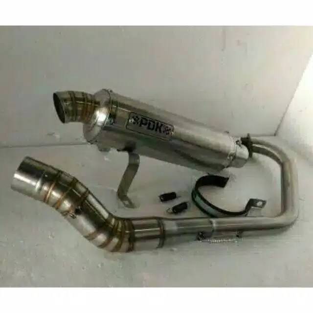 Knalpot racing PDK oval buat satria fu sonic