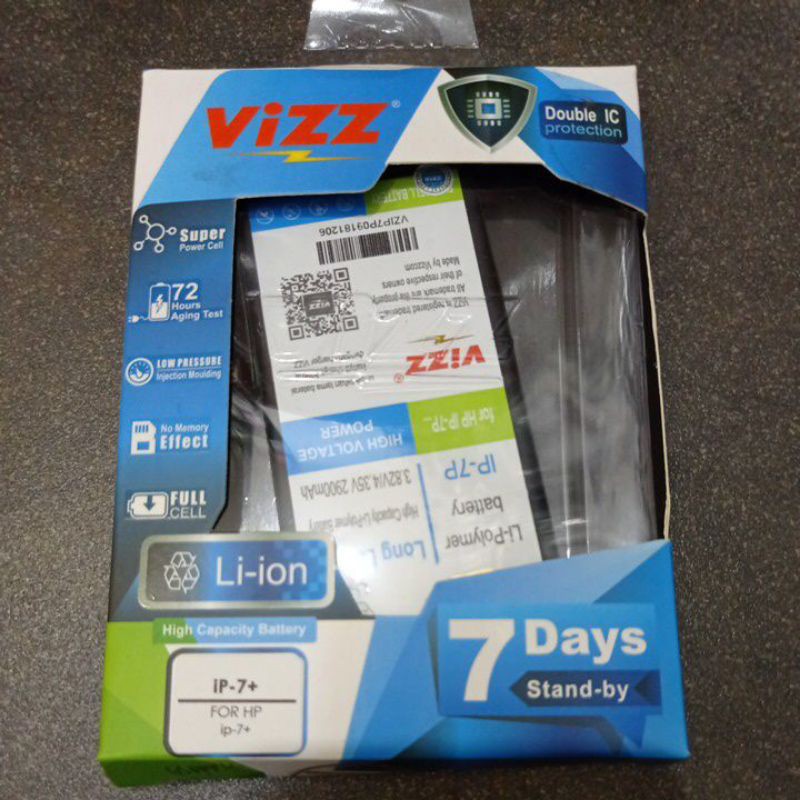 Baterai vizz doble ic ipone 7+