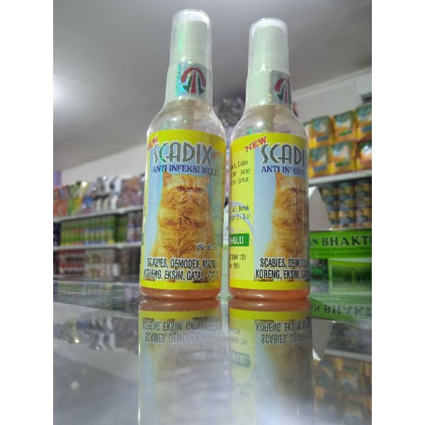 scadix spray obat infeksi kulit 60ml/ obat anti infeksi kulit hewan