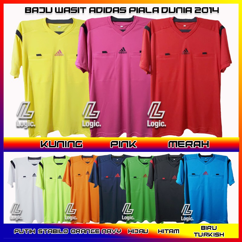 baju wasit type PIALA DUNIA 2014 ( ADIDAS )