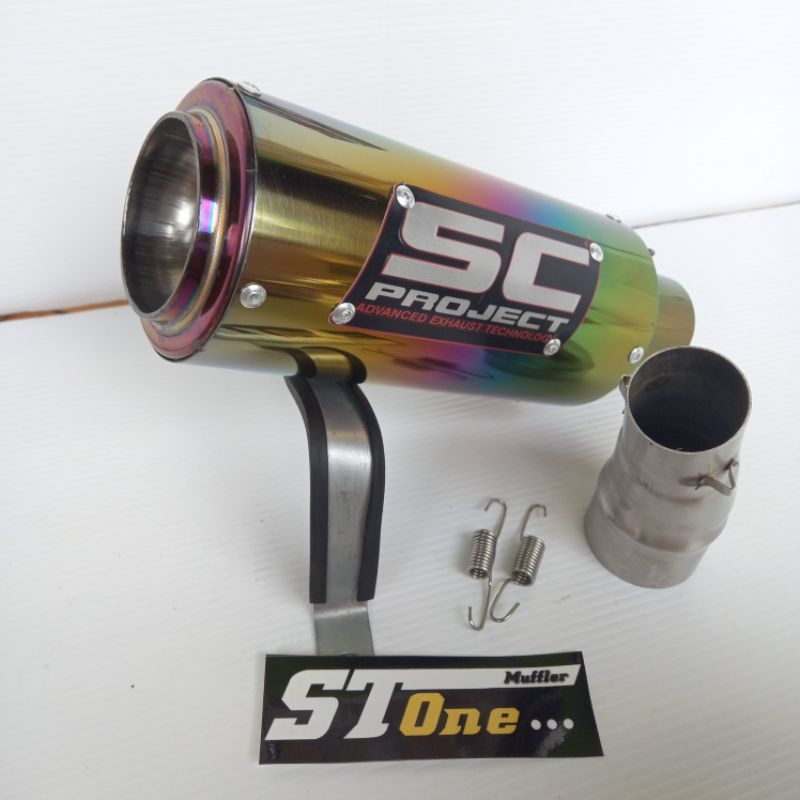Knalpot sc project rainbow slip on ninja250Fi ninja2018 NinjaFi