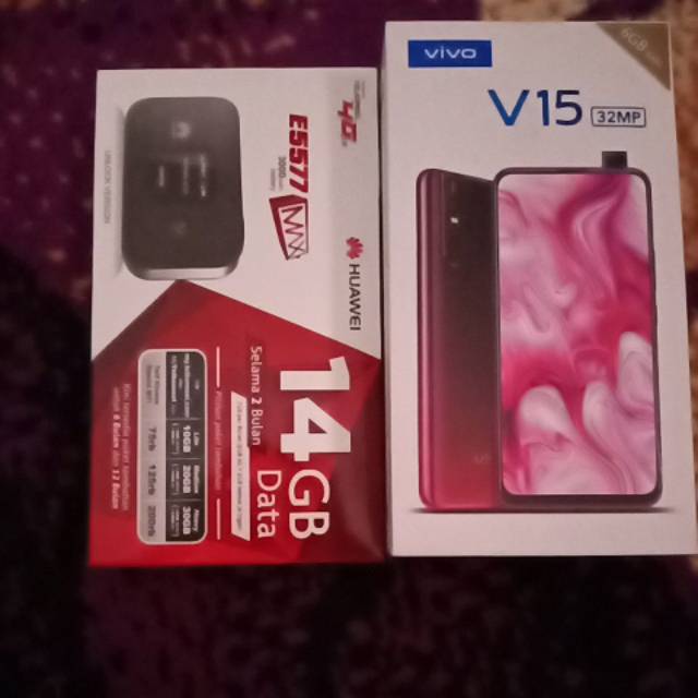 Second Vivo V15 dan Modem Huawei