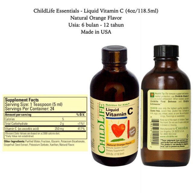 Childlife Liquid Vitamin C 118 ml