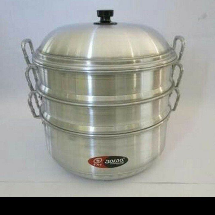 PANCI KUKUS LANGSENG KLAKAT JAWA 33 CM SUSUN 3 ALUMINIUM MASPION 33CM - PM