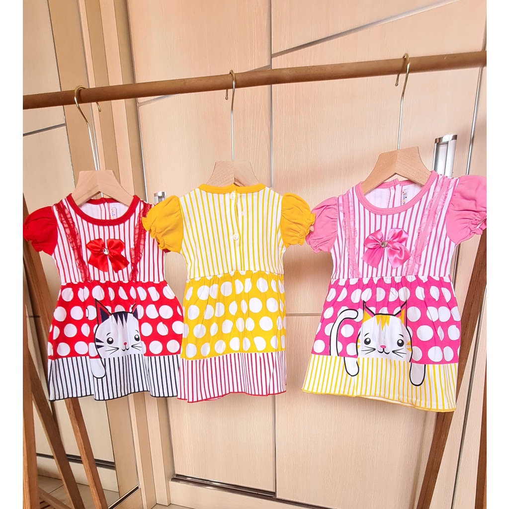 DRESS ANAK PEREMPUAN / GAUN BAYI PEREMPUAN / GAUN ANAK PEREMPUAN/ GAUN BAYI 2-3 TAHUN