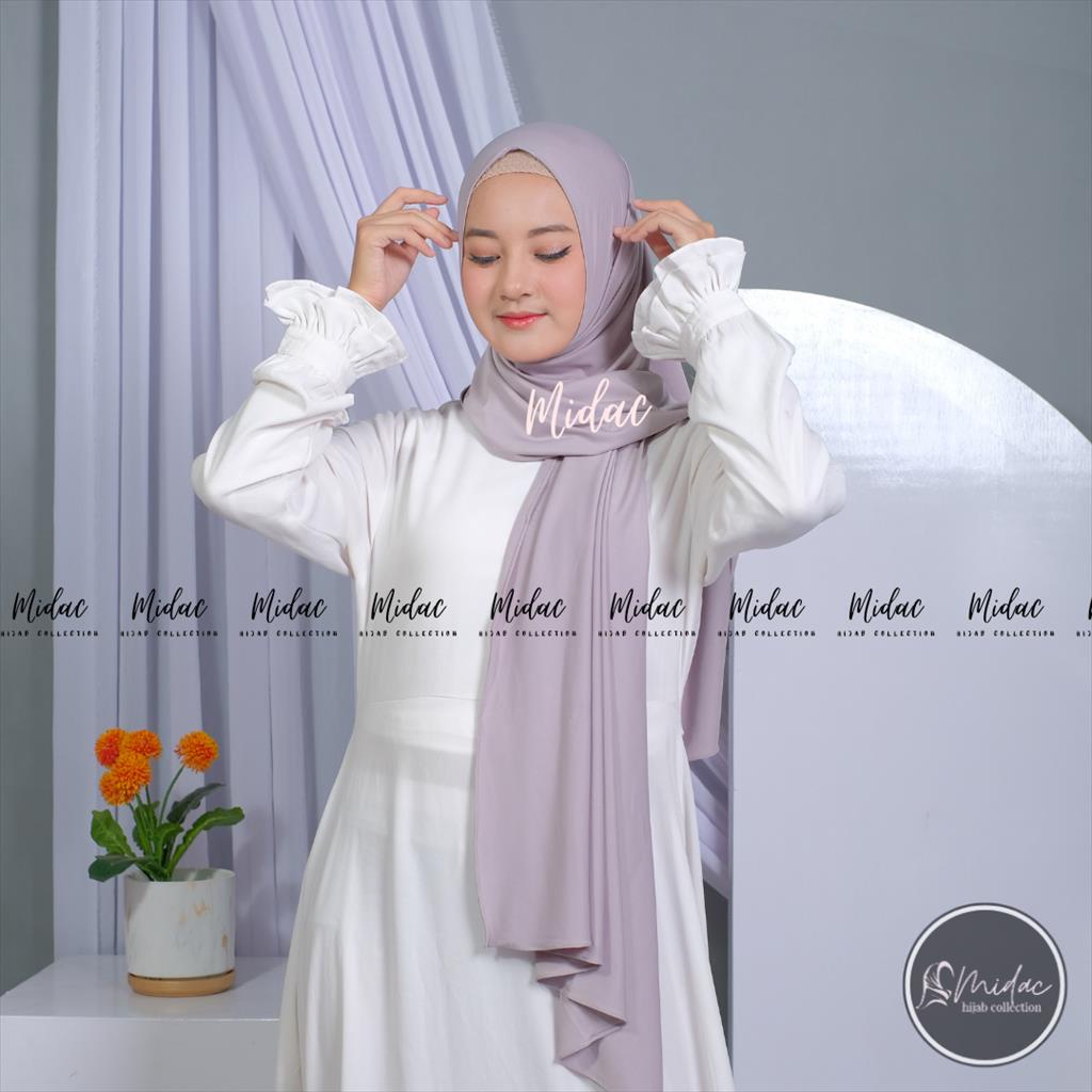 Jilbab Pashmina Jersey Premium - size 180x75 - Pashmina kaos