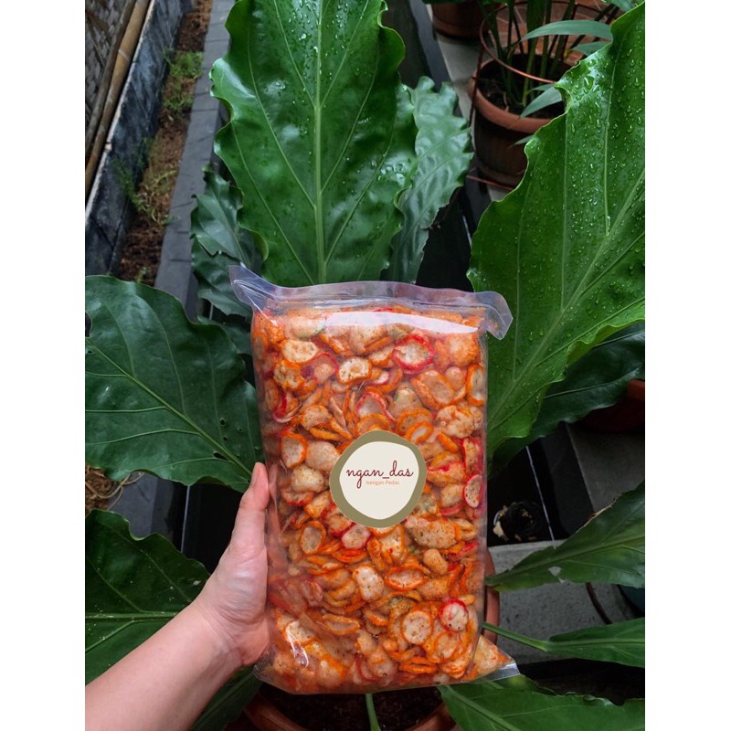 

kerupuk seblak pedas gurih 500gr