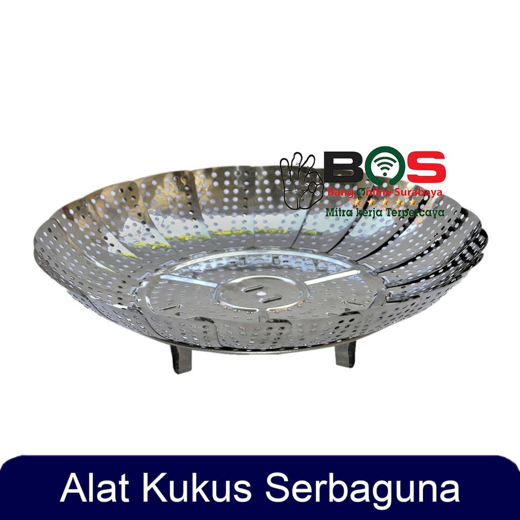 Alat Kukus Flexible Stainless 17-26 CM Kukusan Portable Serbaguna