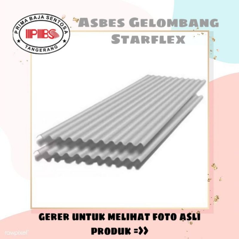 Asbes Gelombang 180 × 80 / Asbes Atap