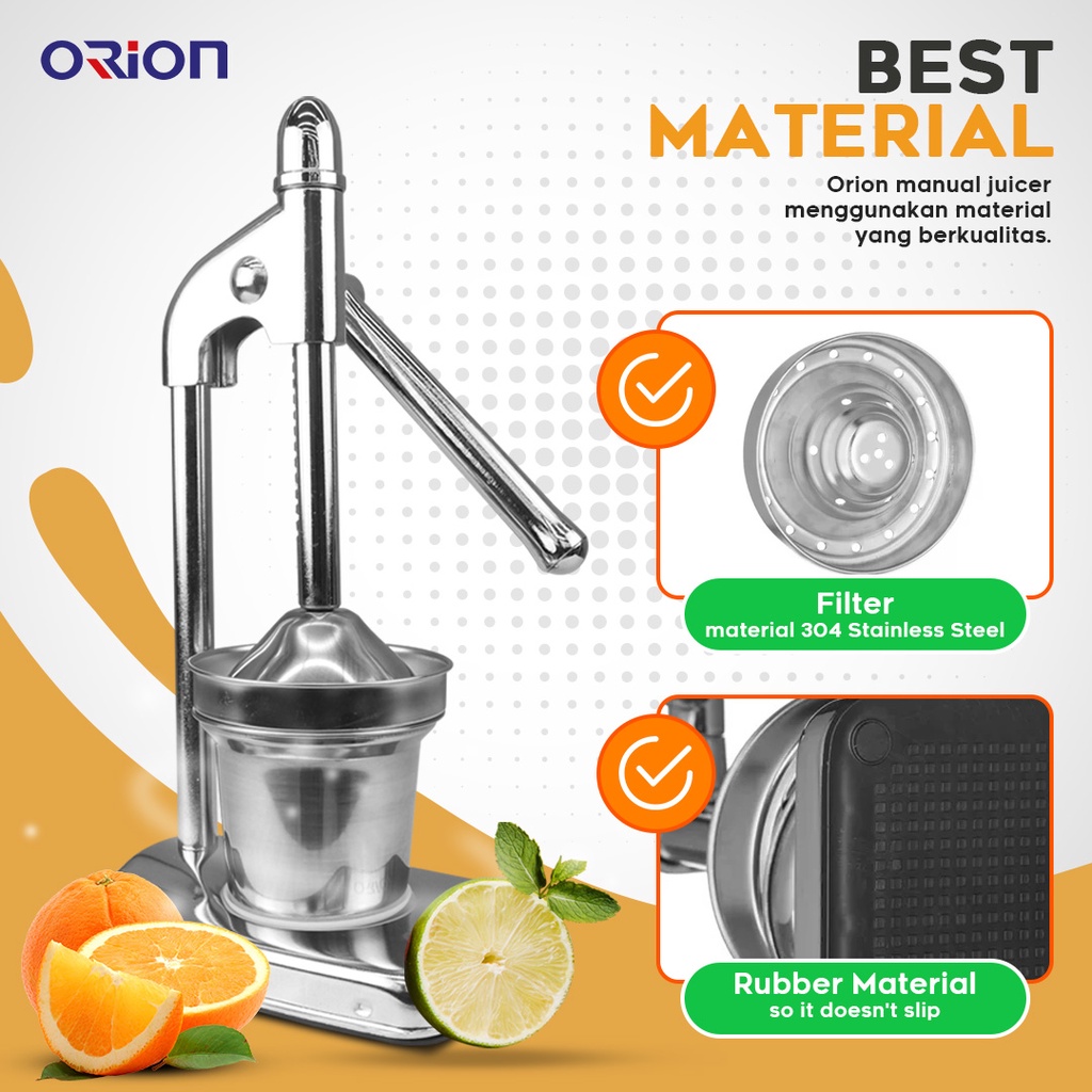 Orange Juicer / Alat Peras Jeruk / Press Jeruk - Orion MJ1078