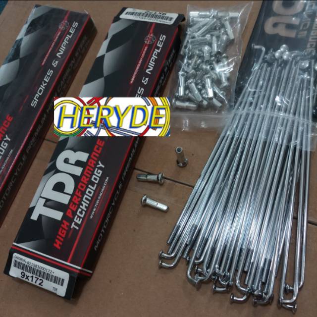 JARI JARI TDR Krom CROME STENLIS 89 120 130 154 157 159 164 172 184 36h JERUJI Velg Ring 14 16 17 18