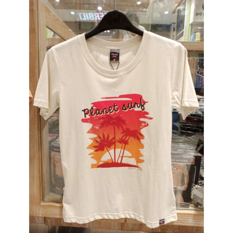 Kaos planet surf cewek original