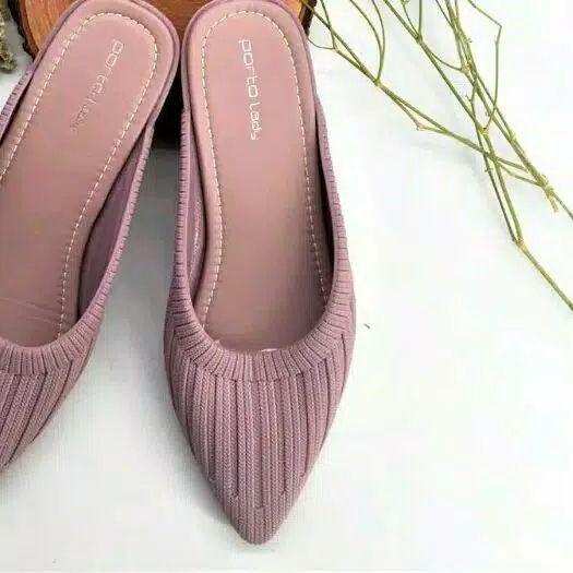 Sandal sepatu Mules jelly wanita porto lady size 36-40