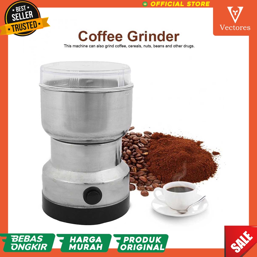 Penggiling Kopi Coffee Elektrik Electric Grinder Alat Giling 150W