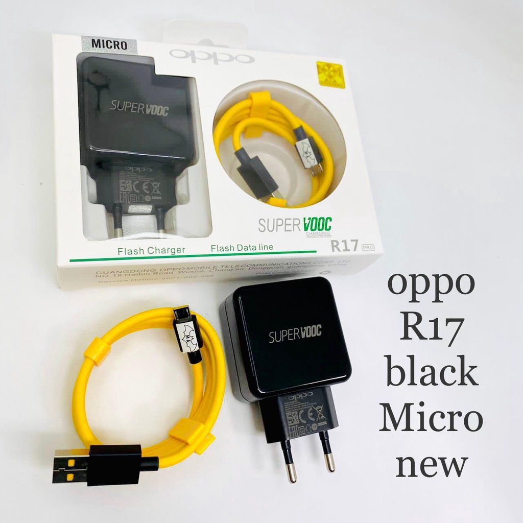 CHARGER CASAN OPPO R15 R17 PRO SUPER VOOC ORIGINAL FAST CHARGING MICRO / TYPE-C