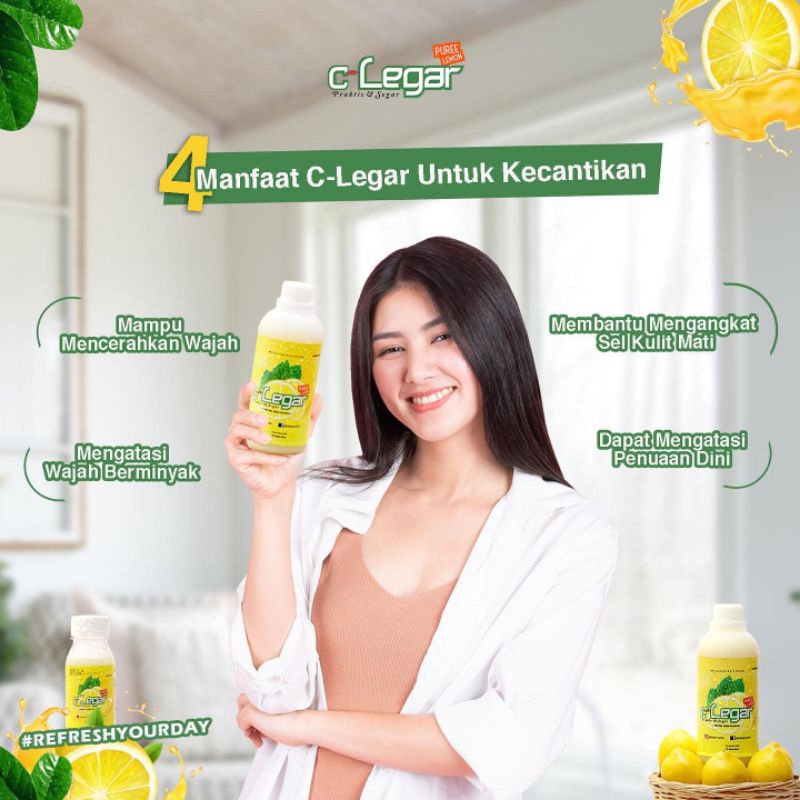 

C-Legar Air Lemon asli diet alami Lemon Murni Clegar 500ml