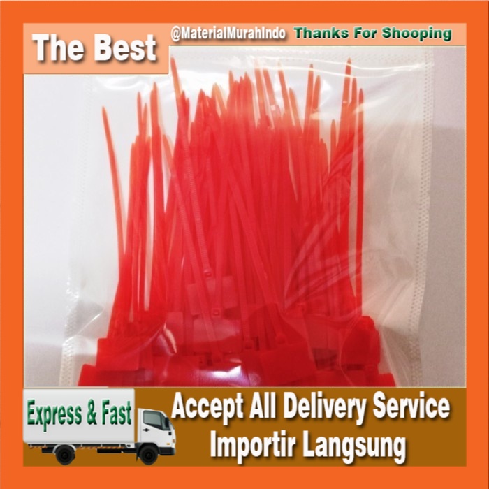 Cable Ties Label Bendera 4x150/Kabel label Ties nama
