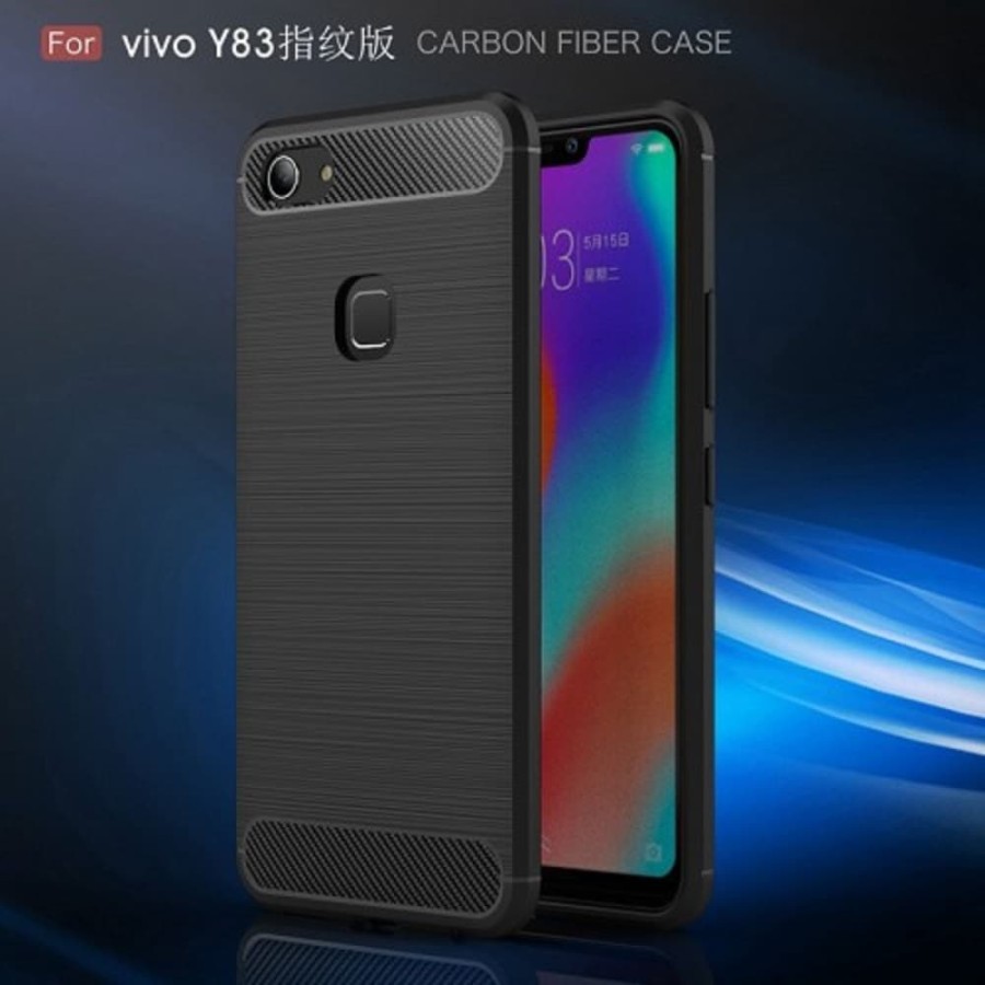 VIVO Y91C Y1S Y19 Y71 Y83 Y51 Silicon Carbon Slim Fit Soft Case Premium