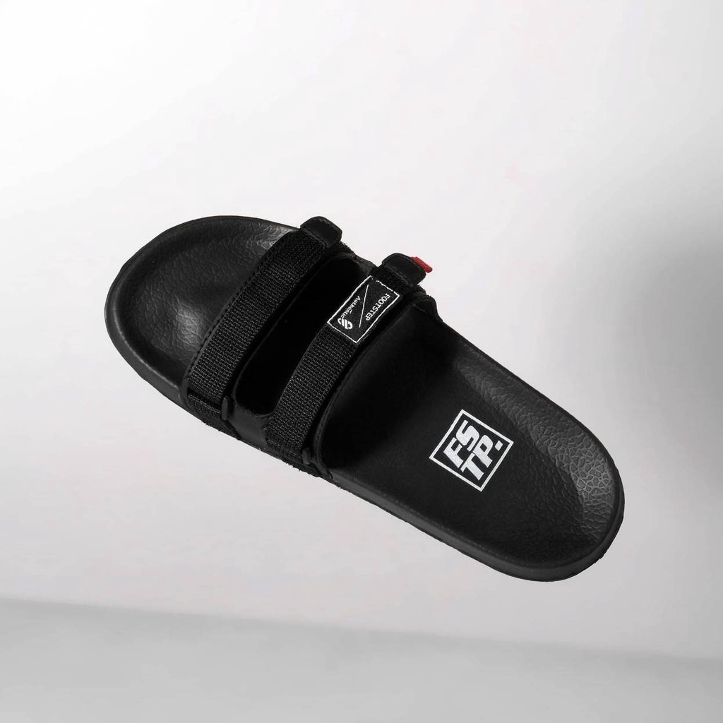 UNO NAVY ORIGINAL x FOOTSTEP Sandal Casual Hitam Biru Dongker Pria Sendal Slide Jalan Santai Harian Slippers Hangout Main Lebaran Slop Selop Karet Anti Slip Premium Slip On Remaja Dewasa Flip Flop Kerja Formal Sport Fashion Footwear Keren Terbaru Branded