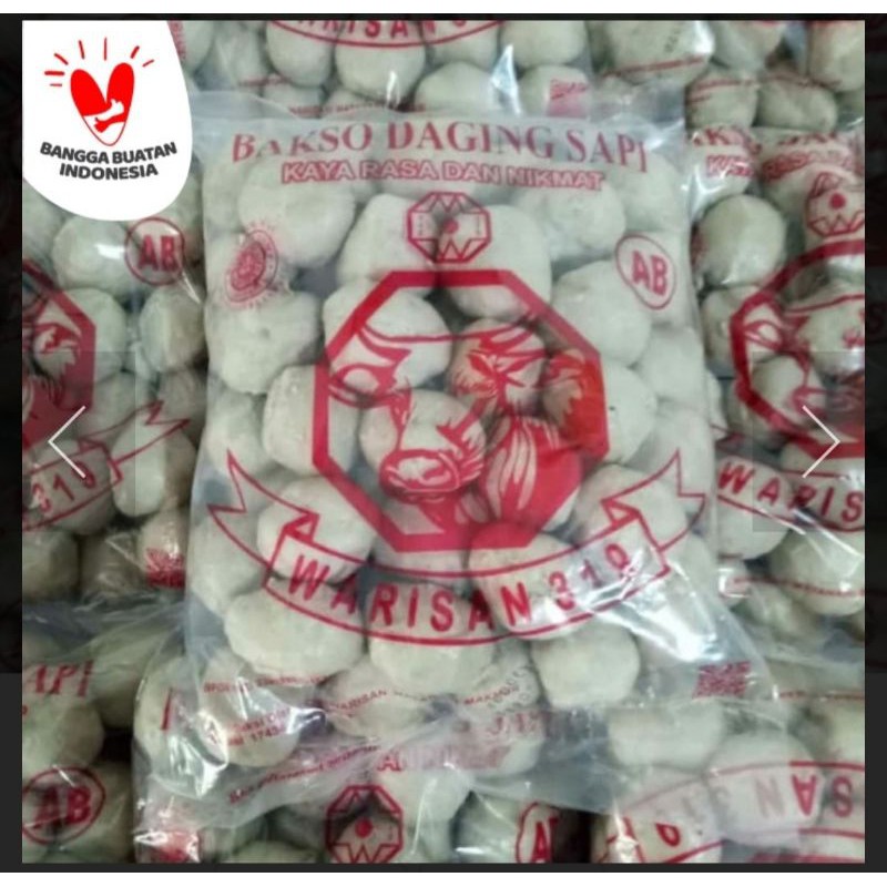 

Bakso warisan 319 isi 50 butir