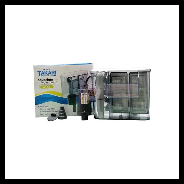{BISA COD} FILTER GANTUNG AQUARIUM HANGING FILTER SLIM TAKARI AT 66 TERLENGKAP Kode 1066