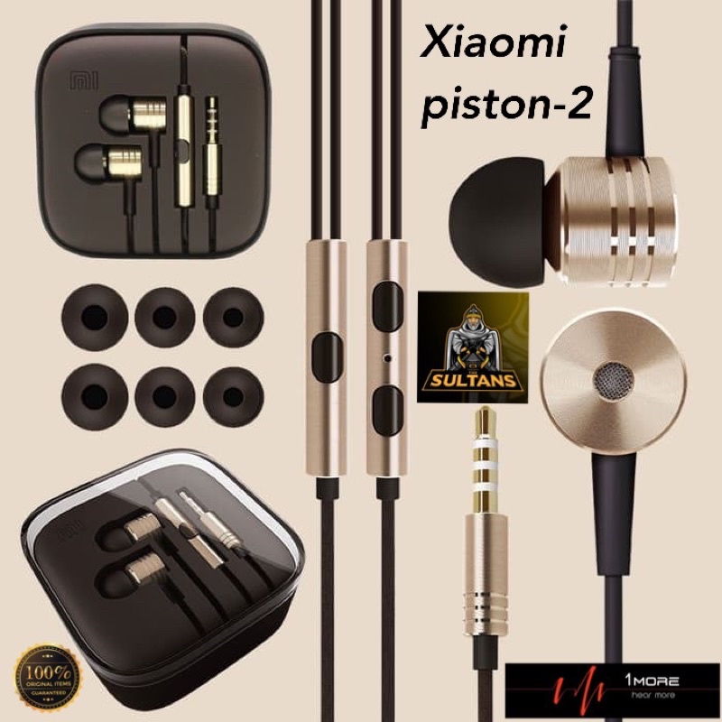 PROMO HANDSFREE XIAOMI PISTON 2 ORIGINAL FOR REDMI SMARTPHONE JACK 3.5MM EARPHONE ANDROID UNIVERSAL