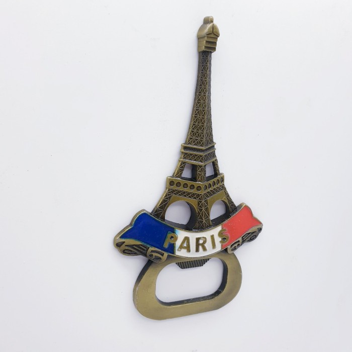 3D LOGAM Souvenir Negara magnet Kulkas Tempelan Paris Eiffel bottle op