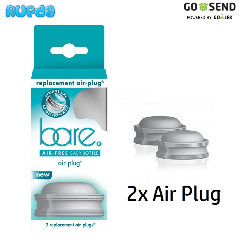 Bare Air Plug Replacement 2pk