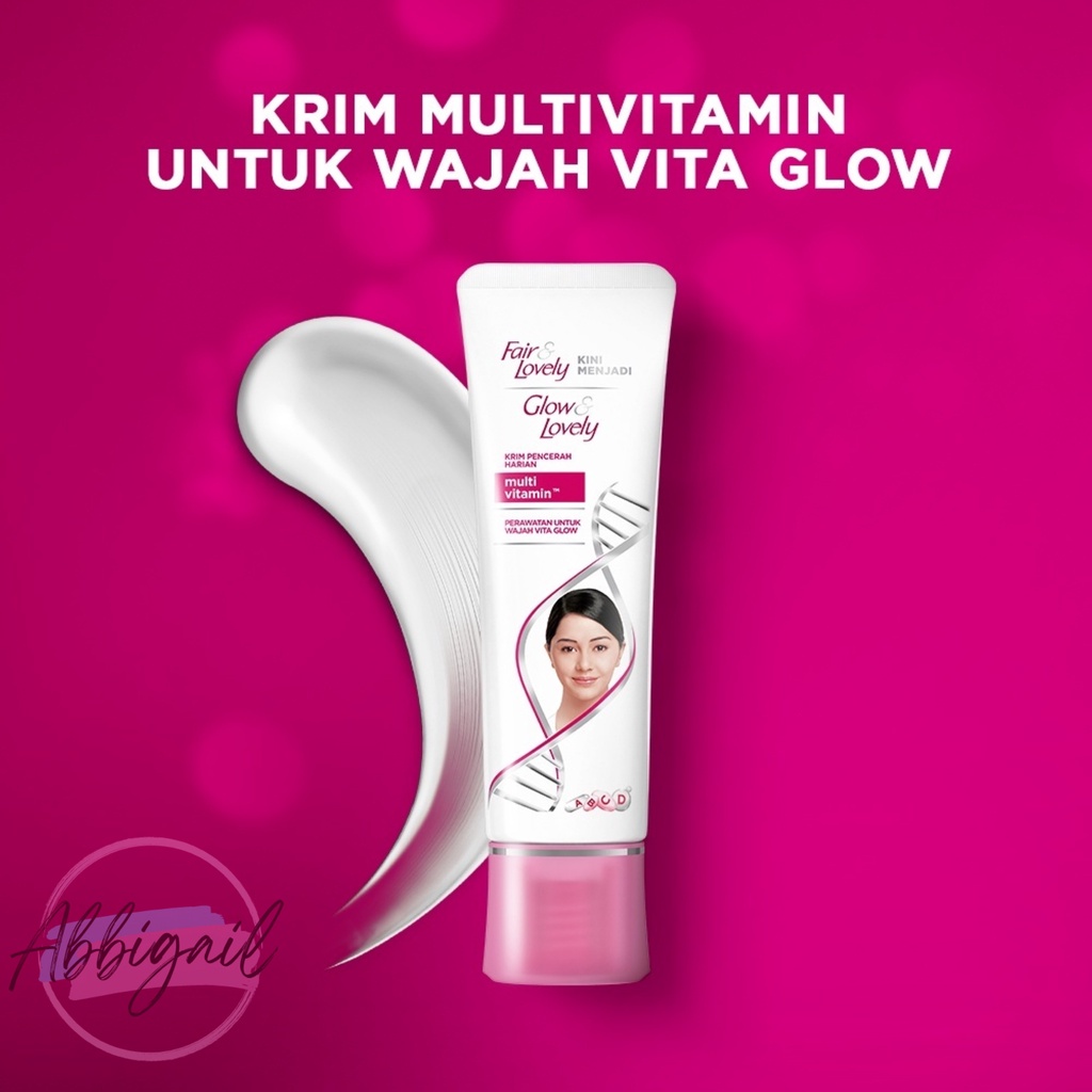 𝘈𝘉𝘎✰  Fair &amp; Lovely - Glow &amp; Lovely Cream Multivitamin - Krim Pencerah Wajah 2017