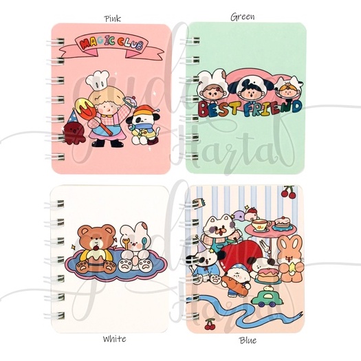 

Notebook A7 Spiral Magic Club Buku Catatan Mini Motif Klub Sulap GH 308522