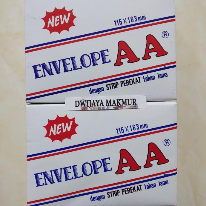 

Aa Amplop Putih No.110 (115X163Mm) Dwija522 Juara