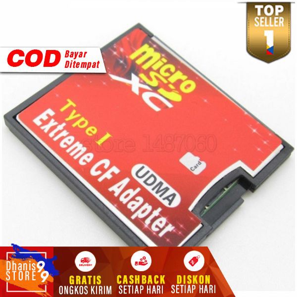 Extreme Micro SD Card to CF Adapter Converter