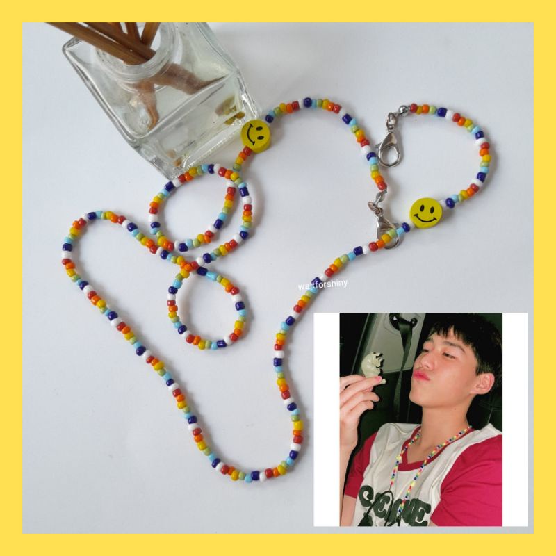 Strap Mask manik smiley PP krit Thailand stuff/ Tali masker/ Cantolan Masker/ Pengait