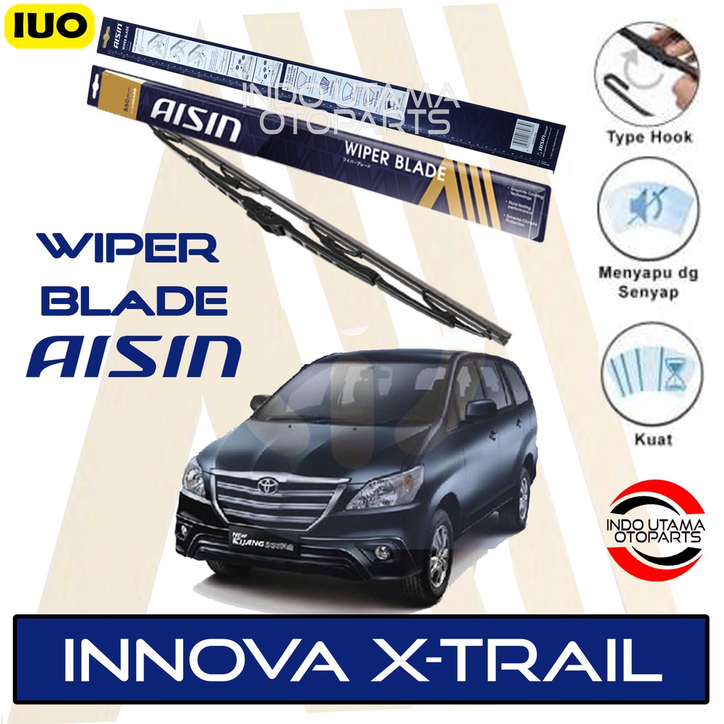 Wiper Mobil Toyota Innova Xtrail AISIN Sepasang 16-24&quot; ORIGINAL