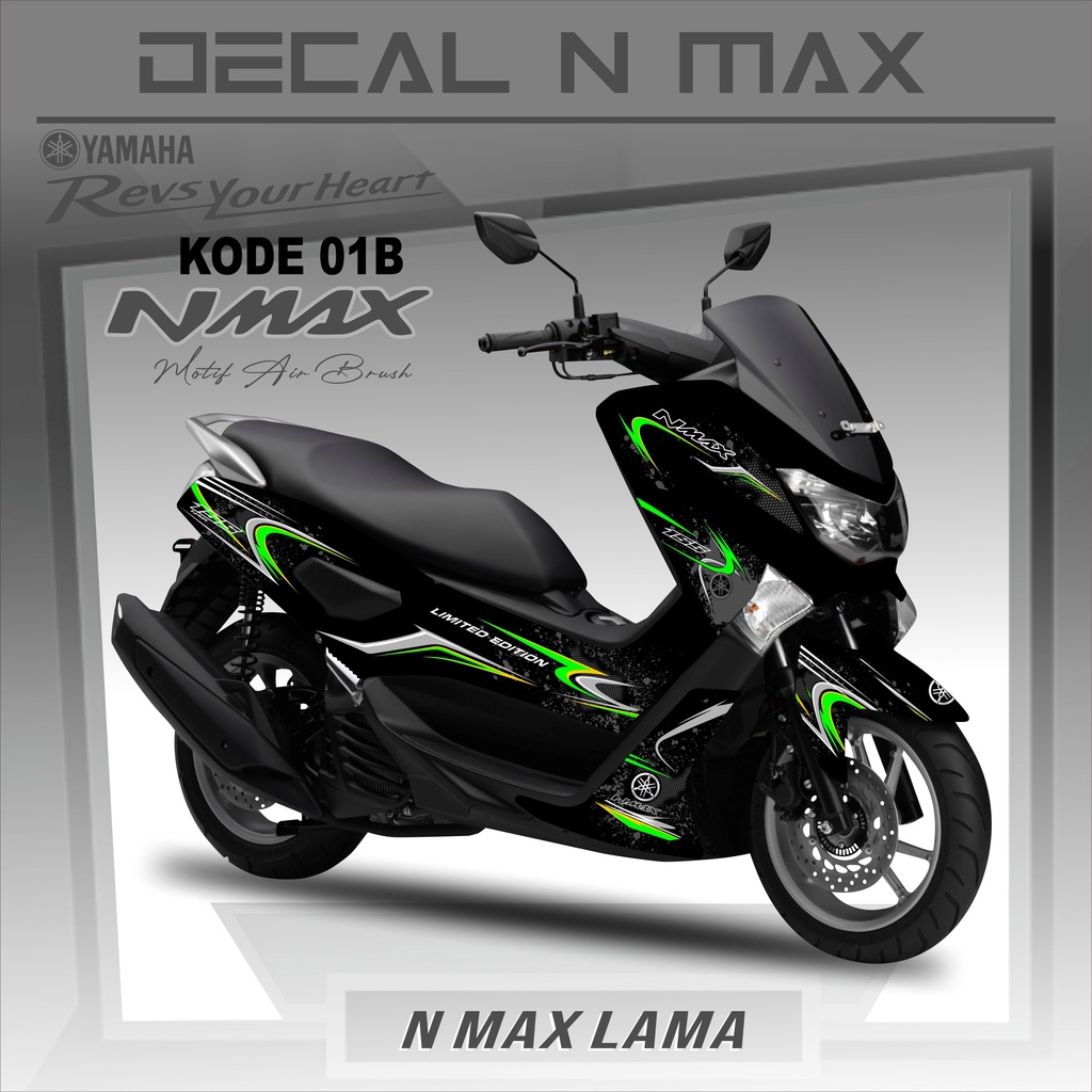 Striping Nmax Lama Variasi Stiker Body Motor Nmax Kode 01