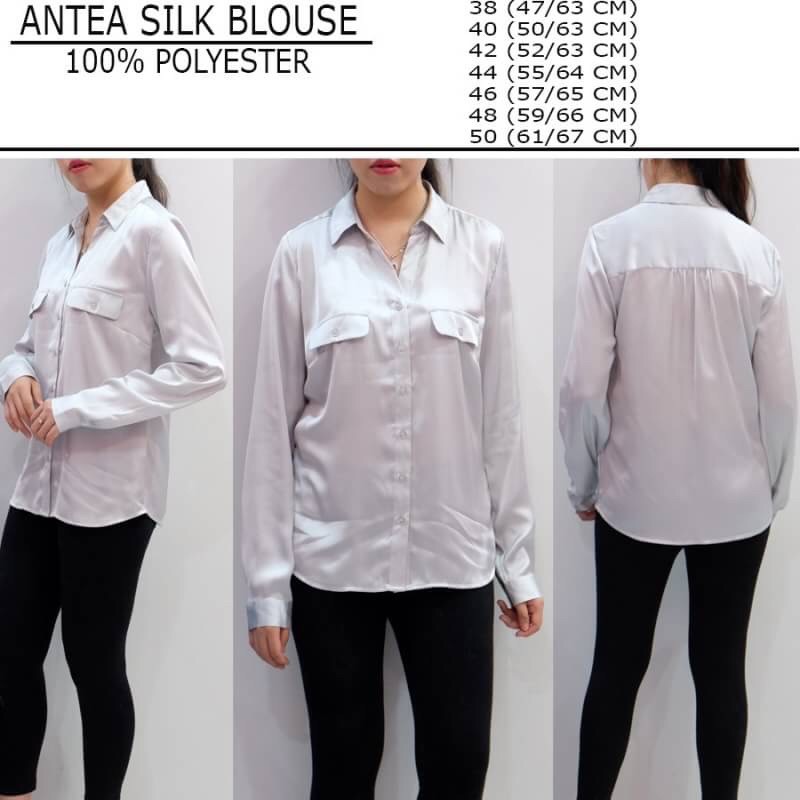 baju wanita branded- ANTEA SILK BLOUSE