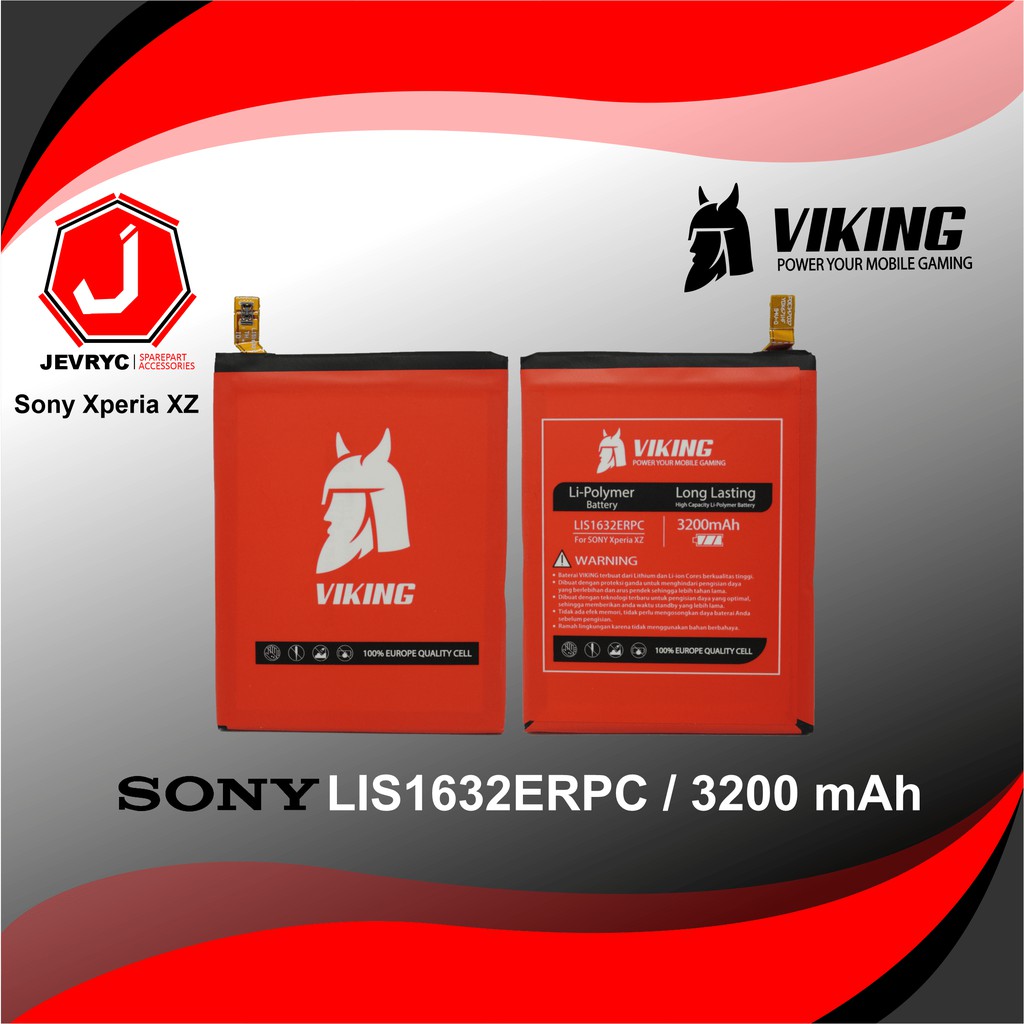 VIKING Baterai Sony Xperia XZ F8331 F8332 LIS1632ERPC