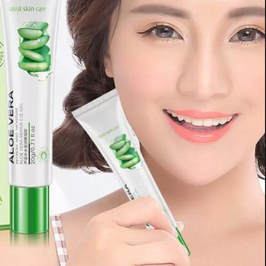 ✬ Bioaqua Eye Gel Aloe Vera, Eye Gel Aloe Vera | Gel Pelembab Kelopak Mata, Anti keriput ♞