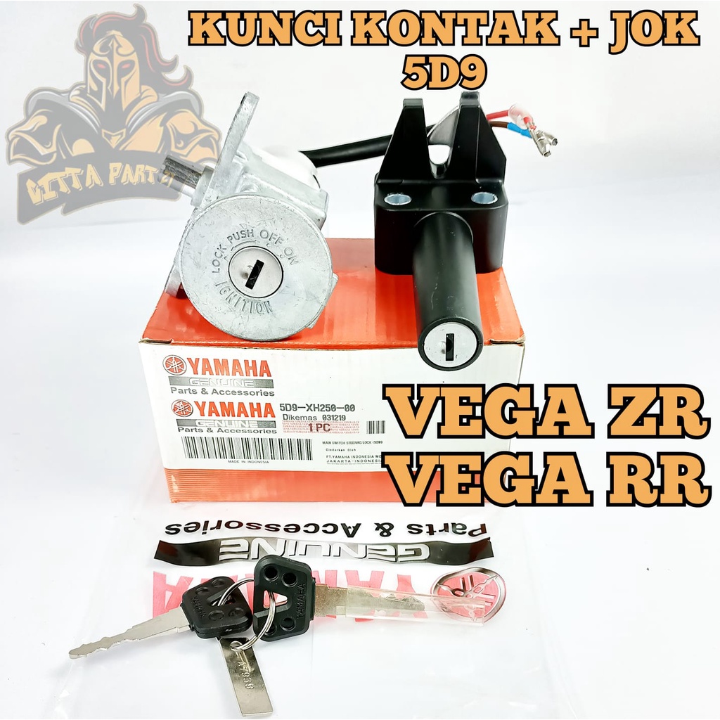 KUNCI KONTAK SET YAMAHA 5D9 KUALITAS ASLI ORIGINAL YAMAHA YGP PRESISI AWET DAN DIJAMIN MANTAP VEGA ZR VEGA RR