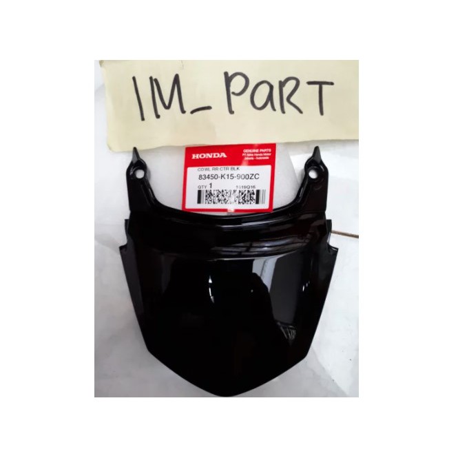 83450-K15-900ZC Cover tail sambungan body atas stoplamp cb150r street fire lama old hitam JKT