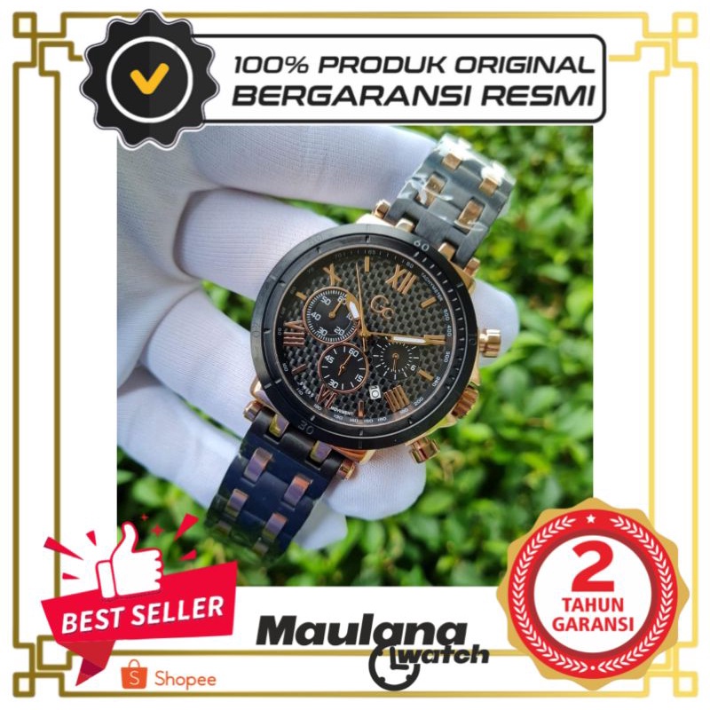 JAM TANGAN PRIA WANITA | RANTAI | KULIT | KARET | MURAH | pria guess collection Gc Y44007G2 all stee