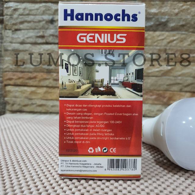 Lampu LED AC/DC Hannochs 10 Watt GENIUS