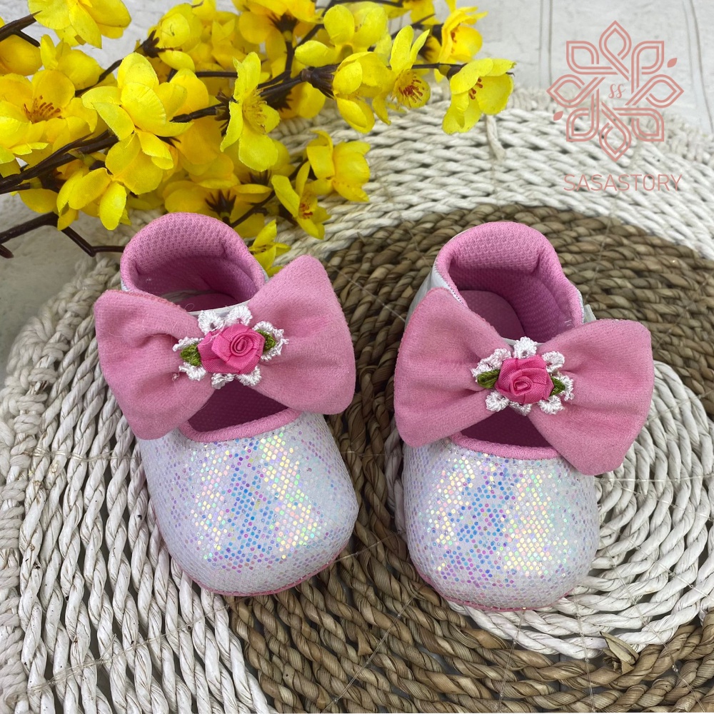 SEPATU BAYI BABY PREWALKER PITA ANAK PEREMPUAN 0-12 BULAN XP02